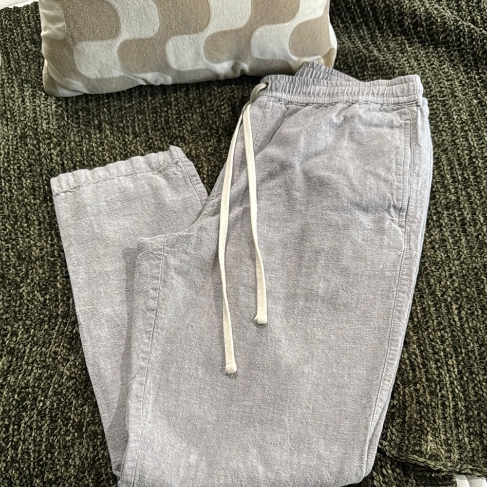 J. CREW Linen Beach Jogger with Pockets